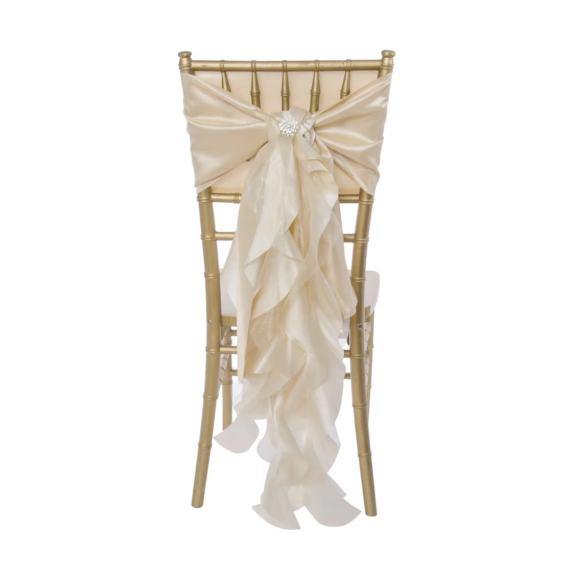 Curly Willow Taffeta Chair Sash (9 Colors) - Image 7