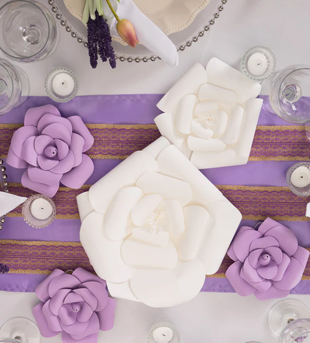 11 in. Foam Rose Wallflower - Image 7