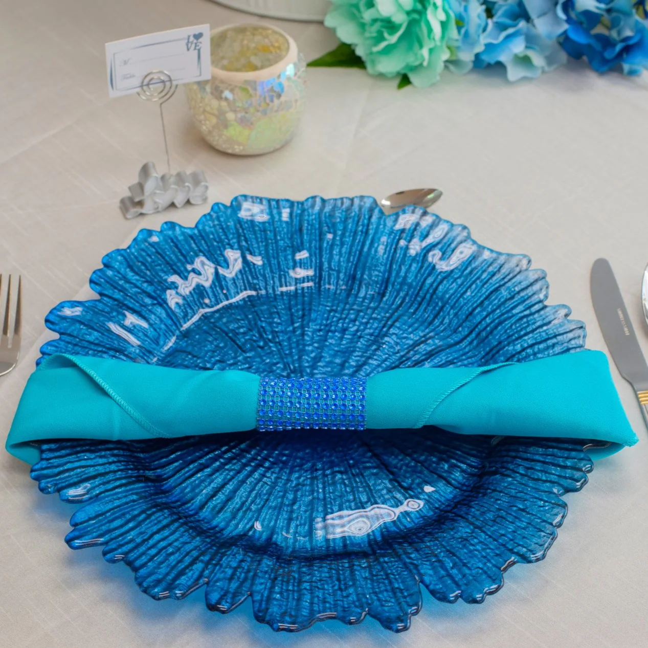 Crystal Diamond Napkin Ring 10/Pack, (8 colors) - Image 25