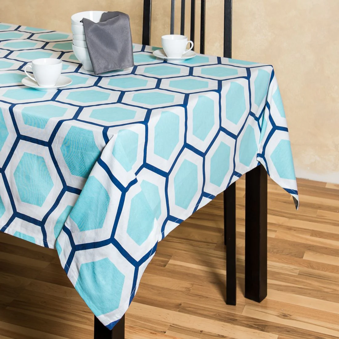 Rectangular Honeycomb Cotton Tablecloth (2 Sizes / 2 Colors) - Image 3