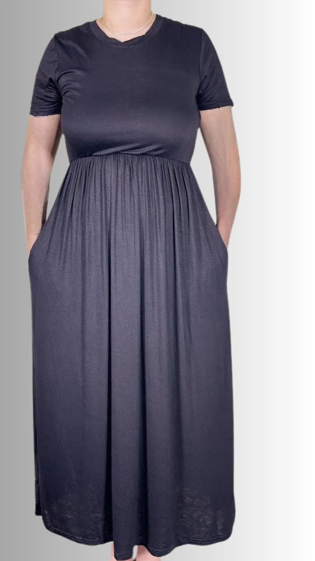 Woman Solid Color Dress (5 Colors) - Image 10