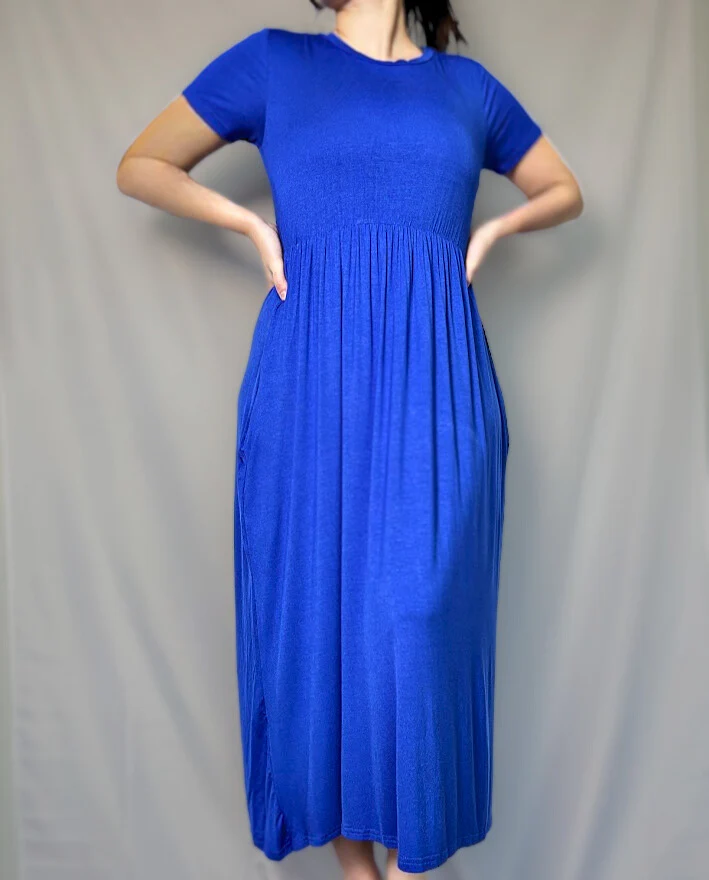 Woman Solid Color Dress (5 Colors) - Image 4