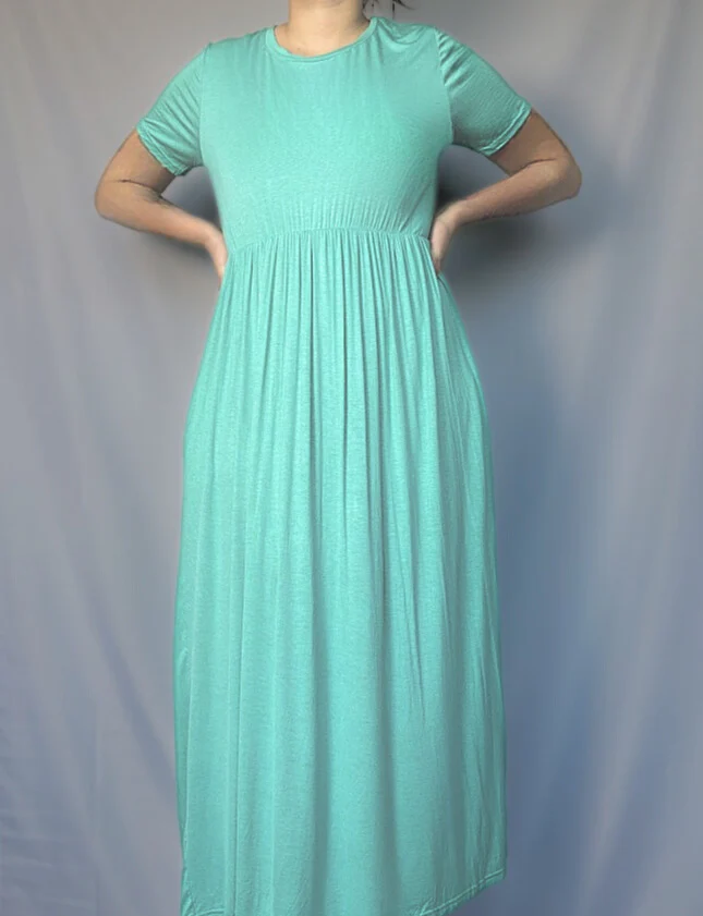 Woman Solid Color Dress (5 Colors) - Image 6