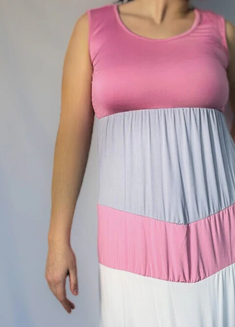 Woman Stripes Dress-5 Colors - Image 6