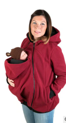 Women's Sweater with Baby Pouch (4 Colors) - Image 10